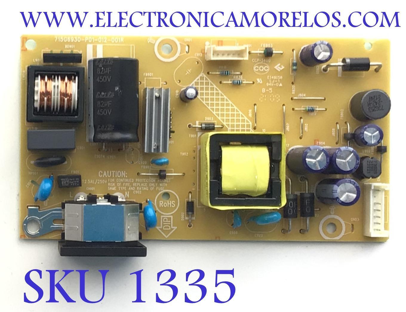 FUENTE PARA MONITOR ASUS / NUMERO DE PARTE LB321KQXK / 715G6930-P01-012-001R / MODELO VG246H